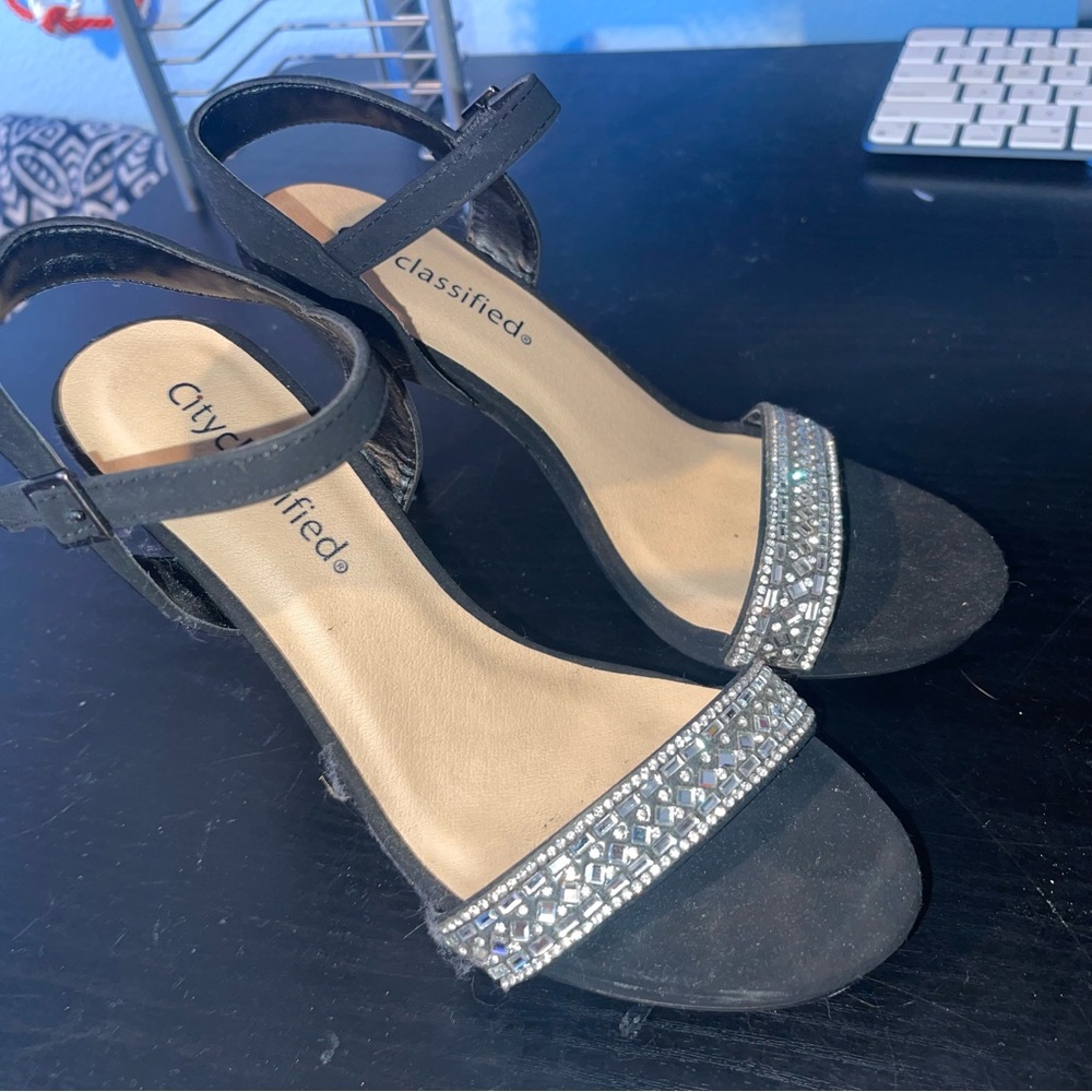 black heels